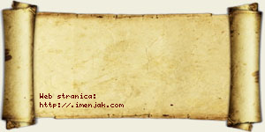 Janko Mrmak vizit kartica